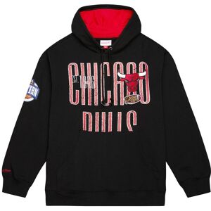 Mitchell & Ness Black NBA Chicago Bulls Fleece Hoody Mitchell & Ness Black NBA Chicago Bulls Fleece Hoody
