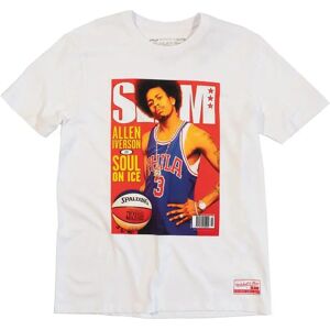Mitchell & Ness White NBA Philadelphia 76ers Allen Iverson Slam Tee - M - T-shirt Mitchell & Ness White NBA Philadelphia 76ers Allen Iverson Slam Tee - M - T-shirt