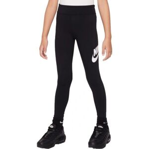 Nike Girls Mid-Rise Black/White Leggings - Unisex Nike Girls Mid-Rise Black/White Leggings - Unisex