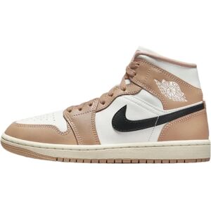 Nike Air Jordan 1 Mid Sail/Black-Desert - Sneakers Nike Air Jordan 1 Mid Sail/Black-Desert - Sneakers