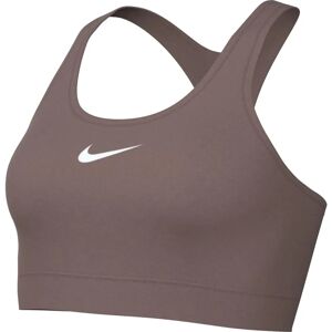 Sujetador Deportivo Nike Swoosh de Soporte Medio - color malva gris/blanco Sujetador Deportivo Nike Swoosh de Soporte Medio - color malva gris/blanco