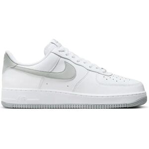 Nike Air Force 1 Low ’07 White/Light Smoke Grey Leather - Sneakers Nike Air Force 1 Low ’07 White/Light Smoke Grey Leather - Sneakers