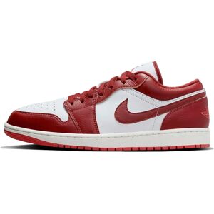 Nike Air Jordan 1 Low Burgundy/White - Chaussures pour Hommes - Publicité Nike Air Jordan 1 Low Burgundy/White - Chaussures pour Hommes - Publicité