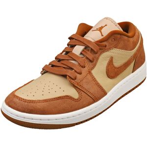 Nike Air Jordan 1 Low Brunt Kaffe - Casual Sneakers Nike Air Jordan 1 Low Brunt Kaffe - Casual Sneakers
