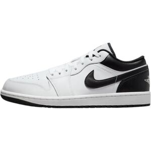 Nike Jordan White & Black Air Jordan 1 Low Sneakers - WHITE/BLACK - Size: US 10 - male Nike Jordan White & Black Air Jordan 1 Low Sneakers - WHITE/BLACK - Size: US 10 - male