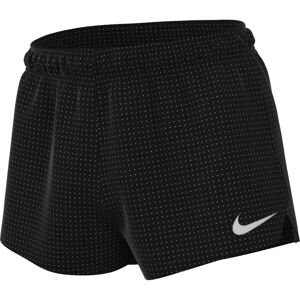 Nike Dri-FIT 3 Laufshorts mit Slip - Schwarz/Silber Nike Dri-FIT 3 Laufshorts mit Slip - Schwarz/Silber
