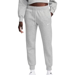 Nike Sportswear Phoenix Fleece Womens Mid Rise Sweatpants - Grey Marl - L Nike Sportswear Phoenix Fleece Womens Mid Rise Sweatpants - Grey Marl - L