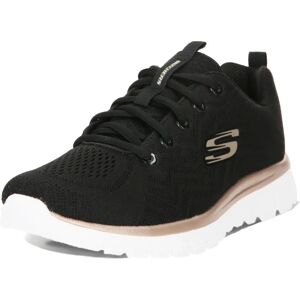 Skechers Black Graceful - Get Connected Sports Shoes Skechers Black Graceful - Get Connected Sports Shoes
