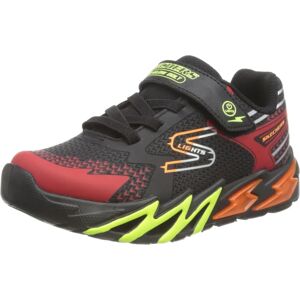 Skechers Boy's FLEX-GLOW BOLT Sports Sneakers - Black/Blue Skechers Boy's FLEX-GLOW BOLT Sports Sneakers - Black/Blue