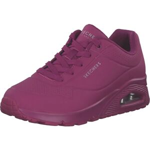 Skechers Uno Magenta Sneakers - Casual, Breathable, Lace-Up Skechers Uno Magenta Sneakers - Casual, Breathable, Lace-Up