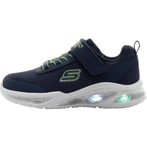 Skechers Boy's S Lights Meteor-Lights Navy Lime Trainers - Casual Shoe Skechers Boy's S Lights Meteor-Lights Navy Lime Trainers - Casual Shoe