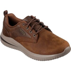Skechers Delson 3.0 Glavine Brown Waterproof Shoes - Casual Skechers Delson 3.0 Glavine Brown Waterproof Shoes - Casual