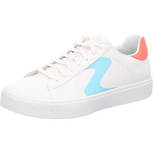 Skechers Eden LX Top Grade Memory Foam Sneakers - White, Pink, Lime - Sneaker Skechers Eden LX Top Grade Memory Foam Sneakers - White, Pink, Lime - Sneaker