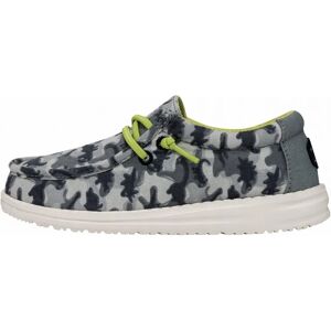 Hey Dude Wally Ungdom Camodino - Grå Sneakers för Pojke Hey Dude Wally Ungdom Camodino - Grå Sneakers för Pojke