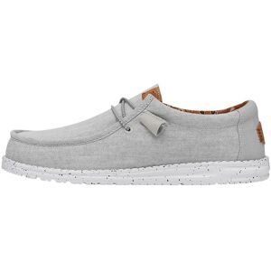 Hey Dude Wally Canvas Grey - Casual Shoes Hey Dude Wally Canvas Grey - Casual Shoes