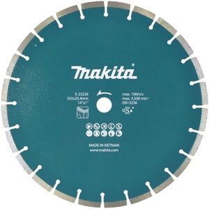 Makita E-23226 Diamond Cutting Disc - Concrete, 355mm, Segmented Makita E-23226 Diamond Cutting Disc - Concrete, 355mm, Segmented