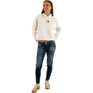 North Face Essential Crop Hoodie - Weiß Dune - Kapuzenpullover North Face Essential Crop Hoodie - Weiß Dune - Kapuzenpullover