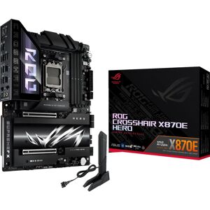 ASUS ROG Crosshair X870E Hero AMD Motherboard - DDR5, PCIe 5.0, Wi-Fi 7 ASUS ROG Crosshair X870E Hero AMD Motherboard - DDR5, PCIe 5.0, Wi-Fi 7