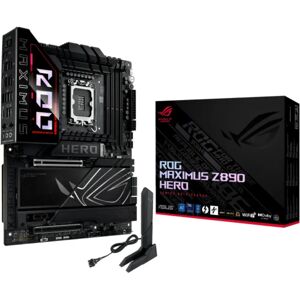 ASUS - ROG MAXIMUS Z890 HERO - LGA 1851 - ATX - Moderkort ASUS - ROG MAXIMUS Z890 HERO - LGA 1851 - ATX - Moderkort