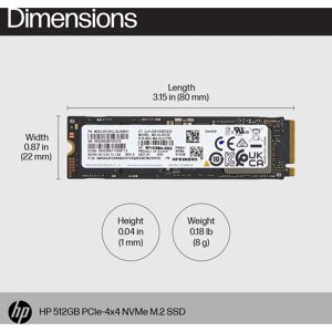 Hewlett-Packard SSD 512GB PCIe NVMe M.2 Hewlett-Packard SSD 512GB PCIe NVMe M.2
