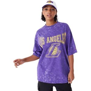 New Era Los Angeles Lakers Lila M T-shirt - T-shirt New Era Los Angeles Lakers Lila M T-shirt - T-shirt