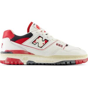 New Balance BB550 Buty - Białe & Czerwone - Unisex New Balance BB550 Buty - Białe & Czerwone - Unisex