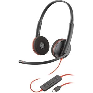 Poly Blackwire 3220 Stereo Headset - Headphones with Microphone Poly Blackwire 3220 Stereo Headset - Headphones with Microphone
