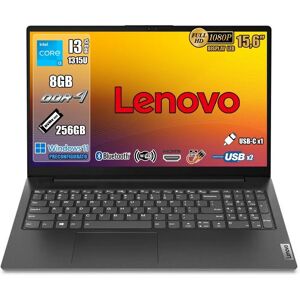 Lenovo Essential V15 G4 - 15,6" i3-1315U - 8GB RAM - 256GB SSD - FreeDOS Lenovo Essential V15 G4 - 15,6" i3-1315U - 8GB RAM - 256GB SSD - FreeDOS