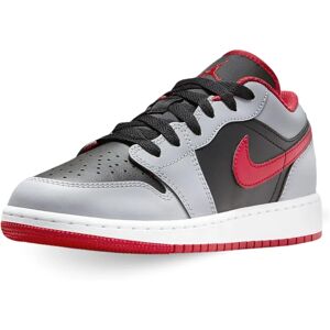 Nike Air Jordan 1 Low Børn (553560) - sort/cement grå/hvid/ild rød Nike Air Jordan 1 Low Børn (553560) - sort/cement grå/hvid/ild rød