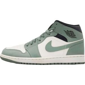 Nike Air Jordan 1 Mid Sail/Jade Smoke - Sneakers Nike Air Jordan 1 Mid Sail/Jade Smoke - Sneakers