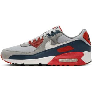 Nike Air Max 90 Grey/Navy/Blue Sneakers - Running Shoes Nike Air Max 90 Grey/Navy/Blue Sneakers - Running Shoes