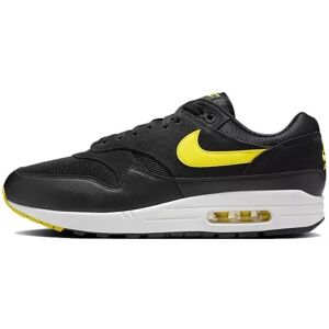 Nike Air Max 1 Essential Sorte Gul Sneakers - Casual Sko Nike Air Max 1 Essential Sorte Gul Sneakers - Casual Sko