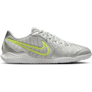Nike Tiempo Silver/Volt Indoor Court Football Shoes - Tiempo Legend 10 Academy Nike Tiempo Silver/Volt Indoor Court Football Shoes - Tiempo Legend 10 Academy