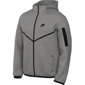 Nike HV0949-063 Grijze Heather Capuchon Fleece - Hoodie Nike HV0949-063 Grijze Heather Capuchon Fleece - Hoodie