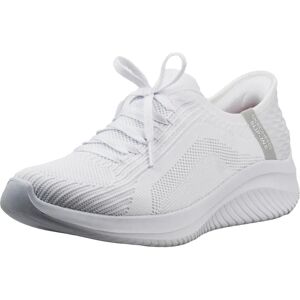 Skechers Witte Slip-ins Ultra Flex 3.0 - Slippers - Casual Sport Skechers Witte Slip-ins Ultra Flex 3.0 - Slippers - Casual Sport