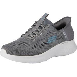 Skechers Skech-Lite Pro Running Shoes - Charcoal/Blue - Men Skechers Skech-Lite Pro Running Shoes - Charcoal/Blue - Men