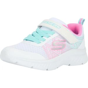 Skechers Girl's Microspec Sweet Swirl White Multi Trainers - Sporty & Lightweight Skechers Girl's Microspec Sweet Swirl White Multi Trainers - Sporty & Lightweight