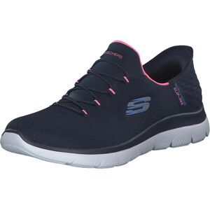 Skechers Summits Bleu Slip-Ins - Baskets - Publicité Skechers Summits Bleu Slip-Ins - Baskets - Publicité