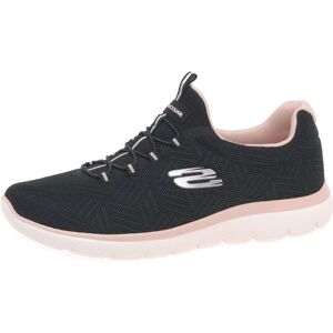 Skechers Summits Black/Pink Trainers - Training Shoes Skechers Summits Black/Pink Trainers - Training Shoes