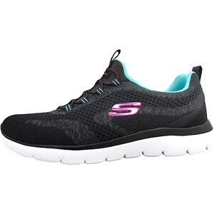 Skechers Summits New Nature Recycled Trainers - Black/Multi - Trainers Skechers Summits New Nature Recycled Trainers - Black/Multi - Trainers
