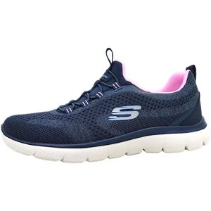 Skechers Summits New Nature Navy Pink Trainers - Athletic Shoes Skechers Summits New Nature Navy Pink Trainers - Athletic Shoes