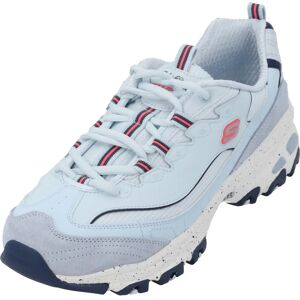 Skechers D'Lites - Chaussures de sport décontractées bleues - Publicité Skechers D'Lites - Chaussures de sport décontractées bleues - Publicité