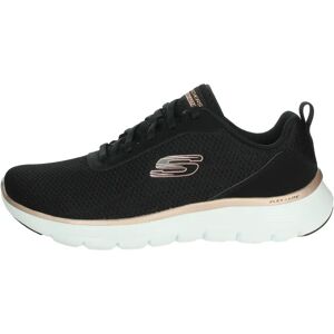 Skechers Flex Appeal 5.0 Black/Rose Gold Trainers - Women Skechers Flex Appeal 5.0 Black/Rose Gold Trainers - Women