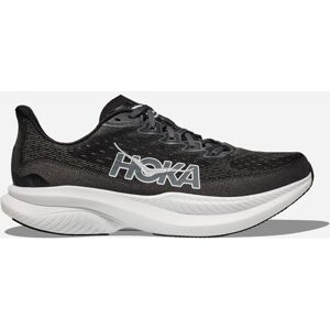 HOKA Men’s Mach 6 Road Running Shoes - Lightweight, Durable, Black/White HOKA Men’s Mach 6 Road Running Shoes - Lightweight, Durable, Black/White