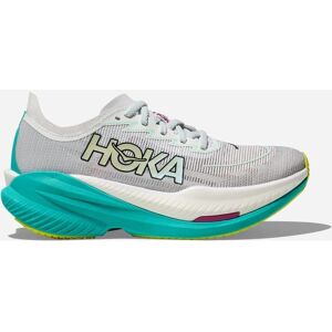 HOKA Women's Mach X 2 Road Running Shoes - Frost/Electric Aqua HOKA Women's Mach X 2 Road Running Shoes - Frost/Electric Aqua
