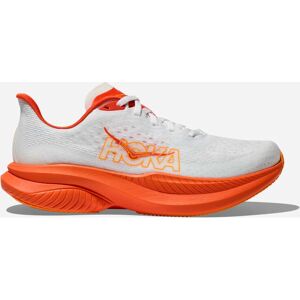 HOKA Men's Mach 6 Road Running Shoes - Frost/Lava - Lightweight, Response, Durable HOKA Men's Mach 6 Road Running Shoes - Frost/Lava - Lightweight, Response, Durable
