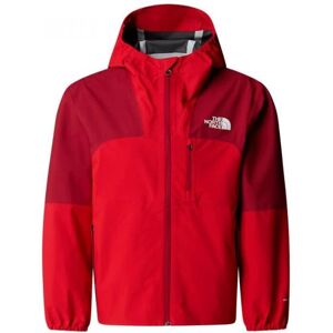 The North Face Teen Hike Packable Shell Red - Rain Jacket The North Face Teen Hike Packable Shell Red - Rain Jacket
