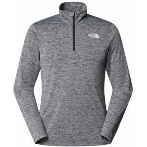 The North Face Men's TNF 24/7 Rager L/S 1/4 Zip Tee - Black / Grey Heather - Size: Regular The North Face Men's TNF 24/7 Rager L/S 1/4 Zip Tee - Black / Grey Heather - Size: Regular