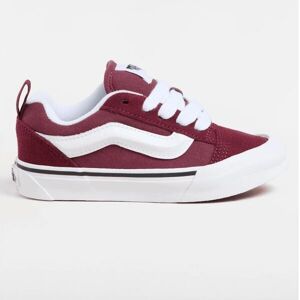 Vans - Knu Skool - tmavě červená - bílá - Sneakers Vans - Knu Skool - tmavě červená - bílá - Sneakers