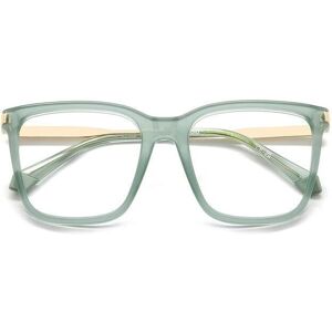 Polaroid PLD D528 Unisex Green Square Eyeglasses - Eyewear Polaroid PLD D528 Unisex Green Square Eyeglasses - Eyewear